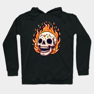 Fire skull Hoodie